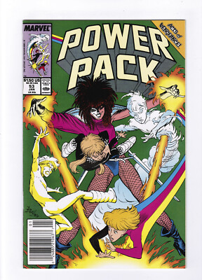 Power Pack #53B 1990 NM Newsstand Variant Marvel Comics | eBay