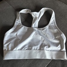 Victoria's Secret The Player Racerback Small Gray Sport Bra NWOT