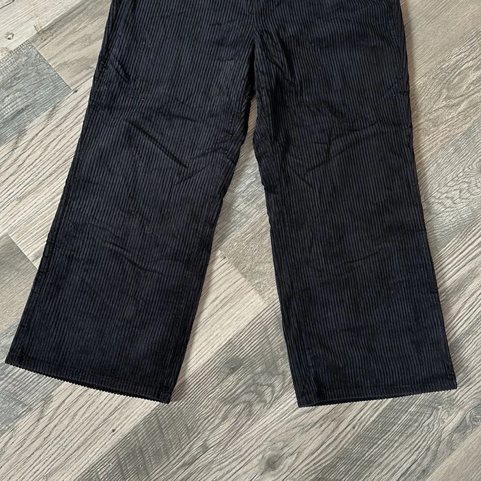 Vero Moda curve NWT Kathy wide leg high rise corduroy pants black size 20 - Image 3 of 4