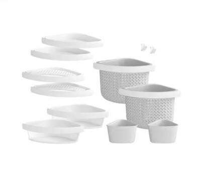Sterling Store+ Family Accessory Kit 12-Piece Shelf Kit in White New 88038700-0