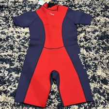 herto hero-1 wetsuit youth size 18 red blue