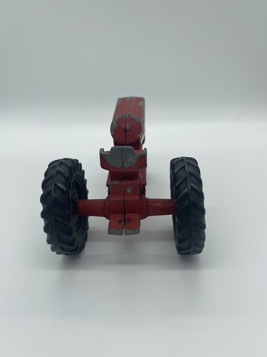 Tractor International Farmall 656 Ertl Diecast Granja Juguete Metal Rojo DE COLECCIÓN Daños - Imagen 6 de 9