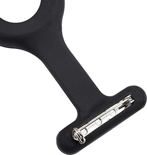 Silicone Nurse FOB Watch Tunic Brooch for Doctors Paramedic Chefs Analog Quartz - Picture 6 of 42