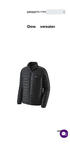 patagonia better sweater down mens Med 