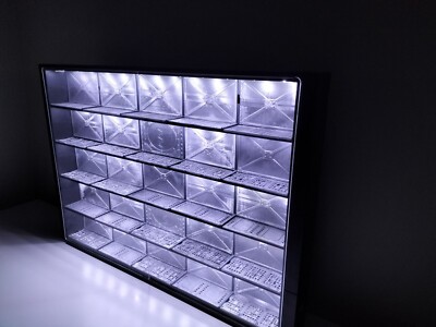 LED Display Case suitable for Star Wars Legion Wall Mountable Miniature Models 