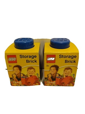 LEGO Stackable Storage Brick 1 Knob, Blue (Store your legos inside)
