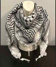 Palestinian Afghan scarf Shawl Arab Shemagh Keffiyeh Catholic Relative