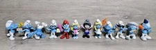 Lot of 12 Smurfs McDonalds Happy Meal Kids Toys 2013