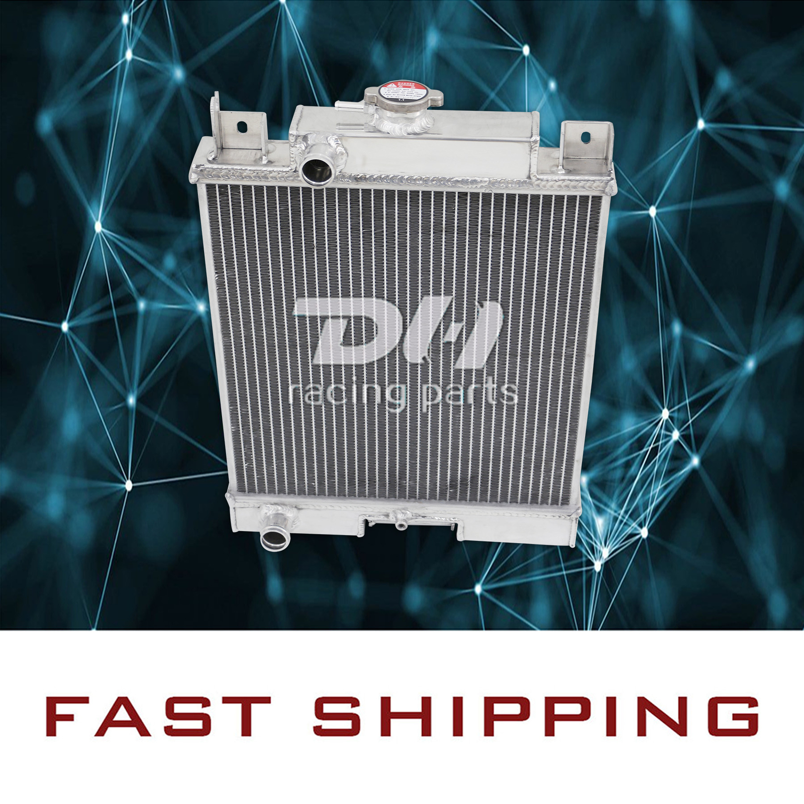 FILA Adatto 1994 Geo Metro Pontiac Firefly Suzuki Swift GA 1.3L 1.0L radiatore alluminio 2 file