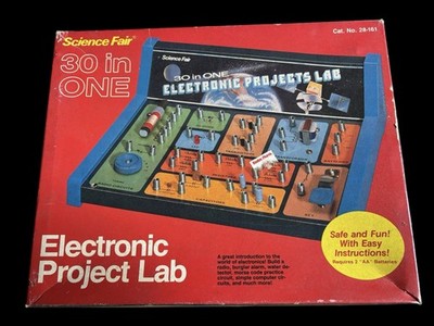 Radio Shack Science Fair 30 In One Electronic Project Lab Cat. No. 28-161