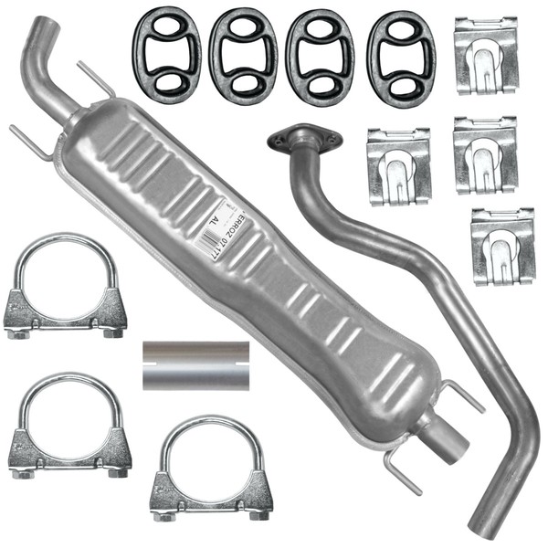MittelschalldäMpfer Mitteltopf Auspuff FüR Opel Zafira A I 1 99-05 1.6 1.8 2.0 0-image