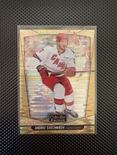 2024-25 O-PEE-CHEE PLATINUM HOCKEY ANDREI SVECHNIKOV CANES SEISMIC GOLD /50
