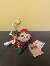 Annalee Dolls Sliding Mouse 7” Doll #772099 w/ Tags - Christmas Holiday Figure