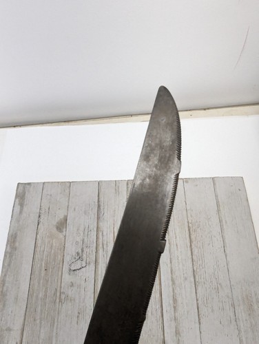 VTG Carbon Steel Slicing Carving Knife 7-1/2" Blade - 12" Length Serrated - Picture 3 of 13