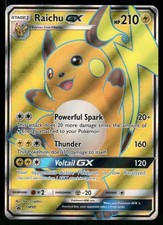 Raichu GX - SM90 Holo Promo Sun & Moon Promo Pokemon Heavily Played on eBay