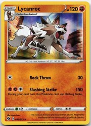 Lycanroc 030/073 Champion's Path Holo Rare
