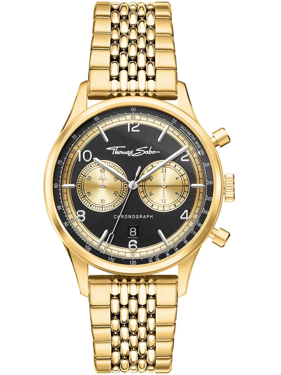 Thomas Sabo Orologio Uomo 42mm WA0263-264-207 - Design Moderno, Impermeabile, Regalo Ideale - 3