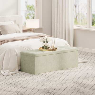 Stoff Faltbare Aufbewahrungsbox Ottomane Sitz Hocker Aufbewahrungsboxen Haus Fußhocker