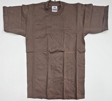 Pro Club Heavyweight Crew Neck T-Shirt Small Brown