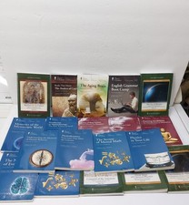 19 Great Courses Guidebooks Lot: Science Math Philosophy History Living No Discs
