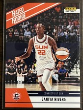 2025 Panini Instant WNBA Rated Rookie #RRR-9 Saniya Rivers Connecticut Sun RC
