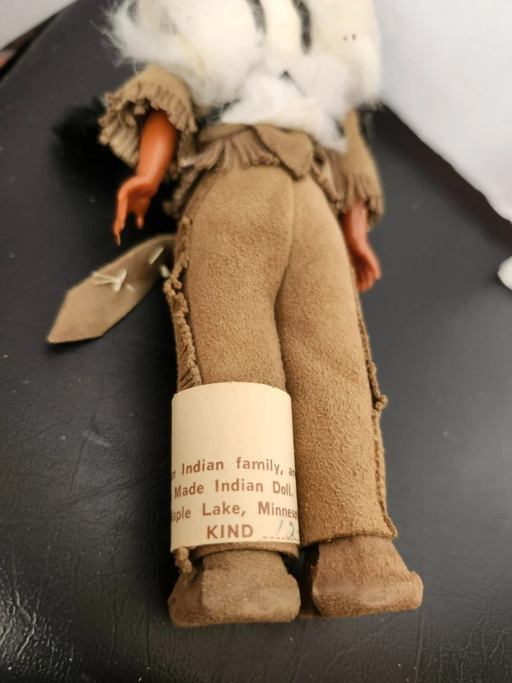 Native American Hard Plastic Dolls by Carlson - Image 4 of 4