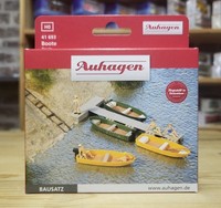 Auhagen H0 41693 4 Boote LäNge Je 50 Mm. Bausatz. Neu-Ovp