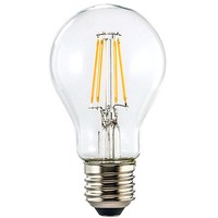 Lightme Led Filament Birnenform A60 6W = 60W E27 Klar 810Lm Warmweiß 2700K
