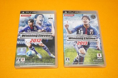World Soccer Winning Eleven 2012 + 2013 PSP Complete Konami Lot of 2