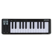Arturia MicroLab Mk3 - Universal MIDI Controller for Music Production - Black