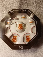 Vintage Steiff Mini-Porzellan Set In Original packaging Dated 1987 Mini-Bears