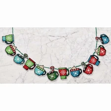 Herrschners® Peppermint Cocoa Garland Plastic Canvas Kit