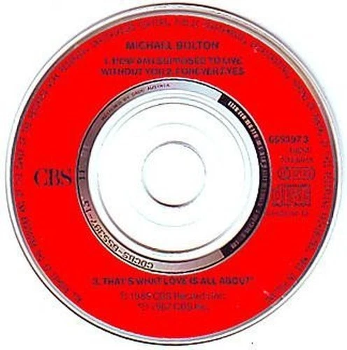 Michael Bolton How Am I Supposed To Live Without You CD Europe Cbs 1989 3" CD in - Bild 3 von 3