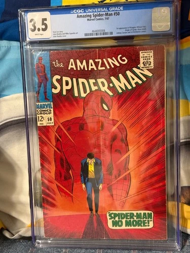 AMAZING SPIDER-MAN #50 FIRST APPEARANCE OF KINGPIN CGC 3.5