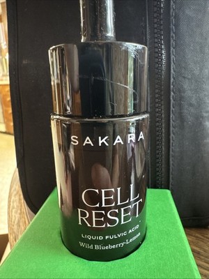 SAKARA Cell Reset Liquid Fulvic Acid Complex Wild Blueberry Lemon Mineral
