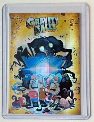 Gravity Falls Limited Edition Artist Signed  Disney Classic  Refractor Card 1/1