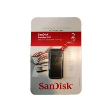 Nuovo SSD portatile esterno SanDisk 2 TB USB-C a USB-A SSD SDSSDE30-2T00
