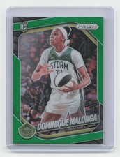2025 Panini Prizm WNBA #116 Dominique Malonga Green Prizms