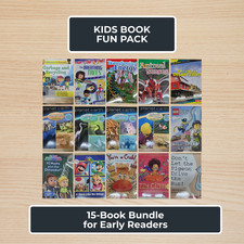 Kids Book Lot: PJ Masks, LEGO City, Super Mario Bros & More, 15 Book Pack