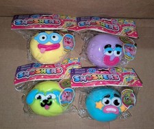 Authentic Lot x4 Smushers ORB Curiosities Squishy Yellow Teal Purple Green NEW