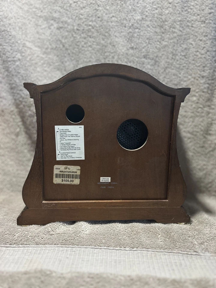 Reloj de sobremesa Versalles II ritmo campanas Westminster con pies de latón cuarzo - como está Foto 2 de 4