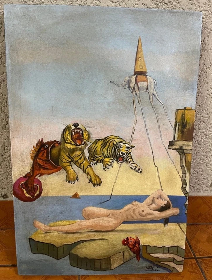 PINTURA AL ÓLEO ARTISTA SALVADOR DALÍ Foto 2 de 4