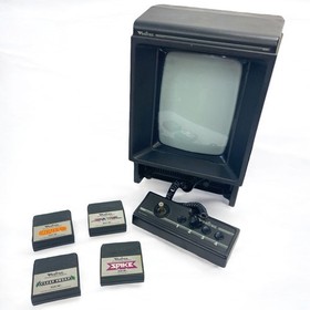 Vectrex Console System w/ 4 Games &ndash; Bezerk, Star Trek, Spike, Clean Sweep TESTED