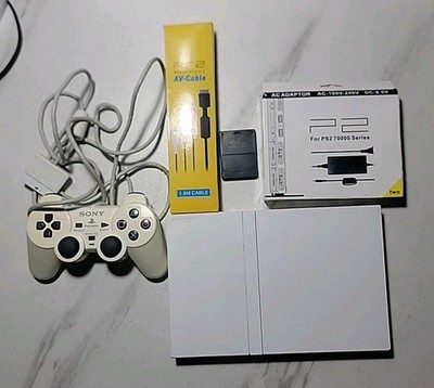 Sony PlayStation 2 Slim White controller Tested 