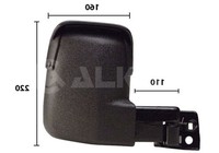 Alkar AußEnspiegel 9266961 FüR Ford Kurzer Spiegelarm Konvex Transit Bus EME ENE
