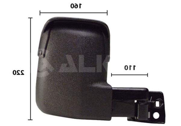Alkar AußEnspiegel 9266961 FüR Ford Kurzer Spiegelarm Konvex Transit Bus EME ENE-image