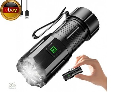 POCKETMAN 3 LED Mini Taschenlampe Extrem Hell,7 Lichtmodi kleine Torch mit