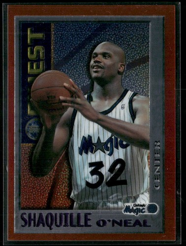 Shaquille O'Neal [Bordered Refractor] #M22 1995 Finest Mystery card