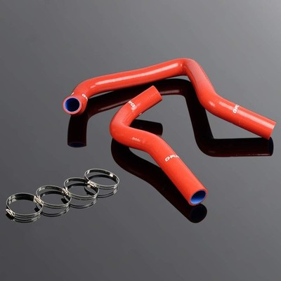 Silicone Radiator Hose Kit for Integra 1994-2001 DB6-DC2 Red with Clamps
