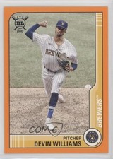2021 Topps Big League Veterans & Rookies Orange Devin Williams #132 0jk3